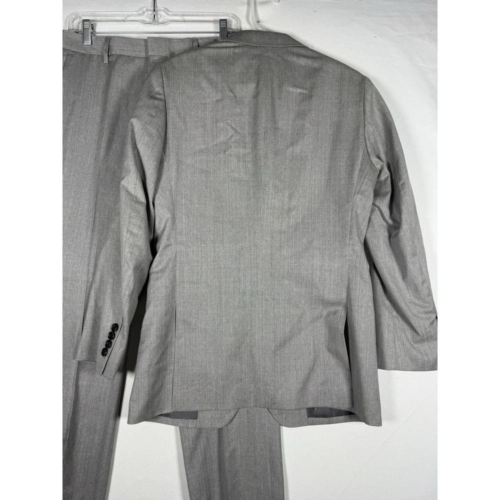 EUC Bonobos Vitale Barberis Canonico 2-Piece Suit Gray Mens 38R Wool Pants 30x30 - Picture 4 of 11